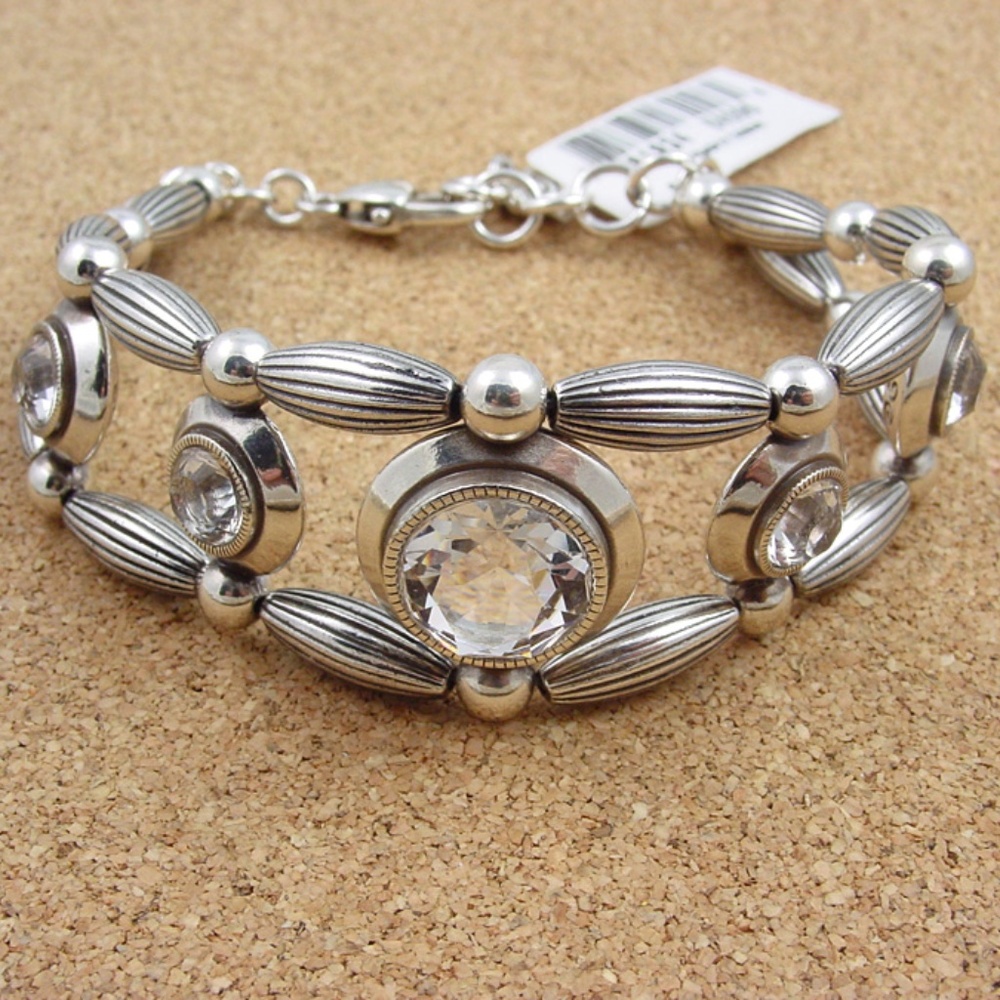 BRIGHTON ART DECO BRACELET $66 ~ NEW IN POUCH